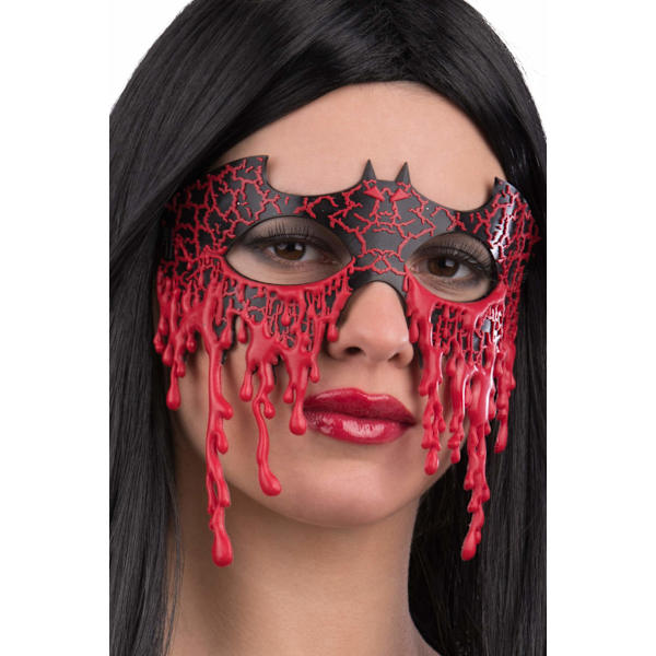 Ansiktsmask - Bloody bat chinless mask multifärg