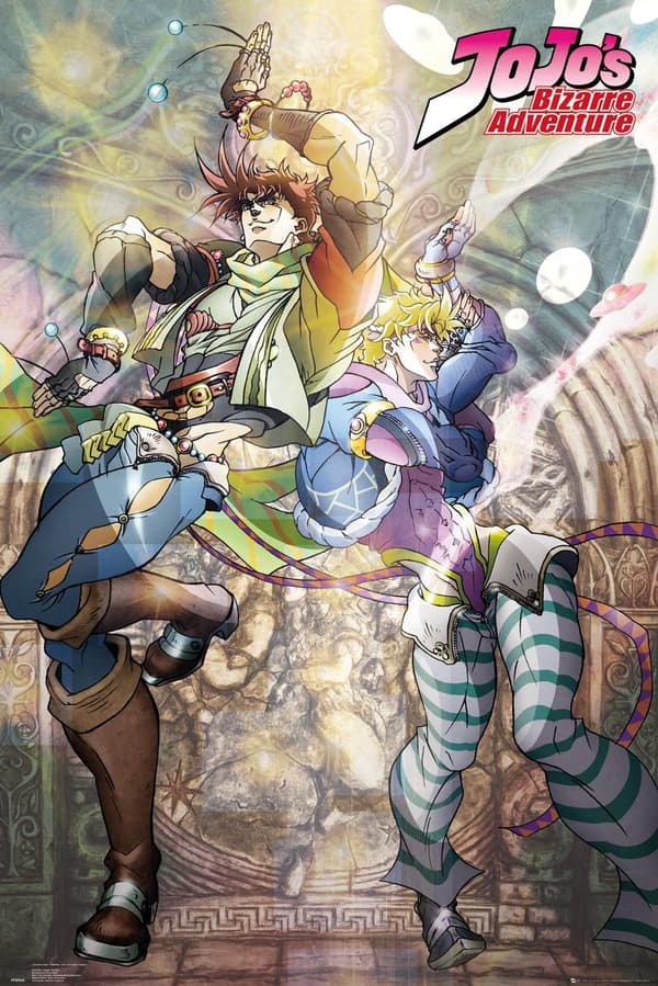 Jojos Bizarre Adventure - Joseph and Ceasar multifärg