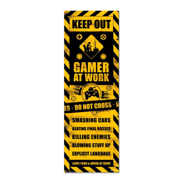 Gamer at work multifärg