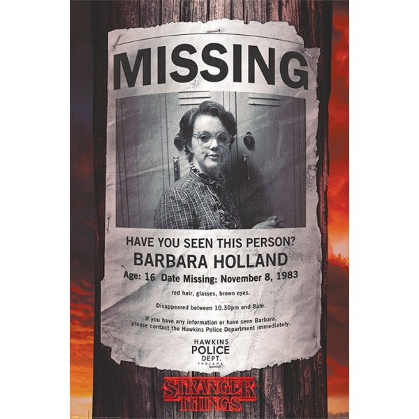 Stranger Things - Missing Barb multifärg