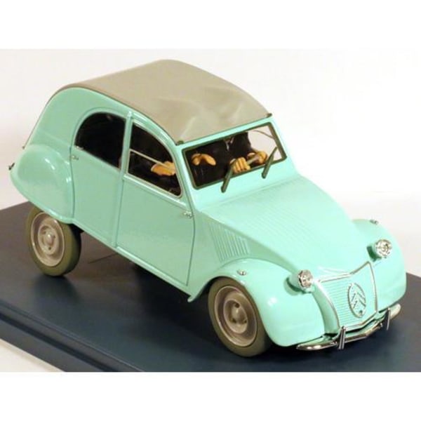 Tintin - 1:24 Modellbil #8 - Dupontarnas Citroen 2CV multifärg