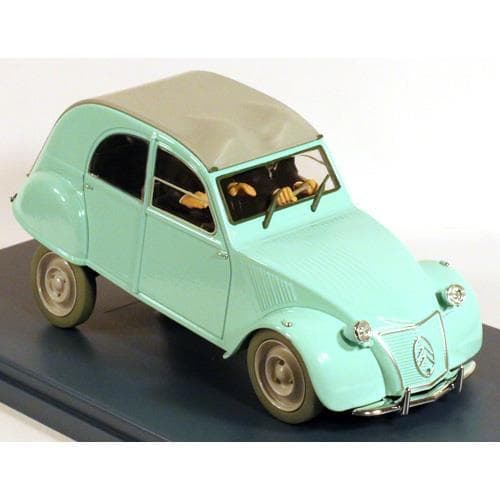 Tintin - 1:24 Modellbil 8 - Dupontarnas Citroen 2CV multifärg