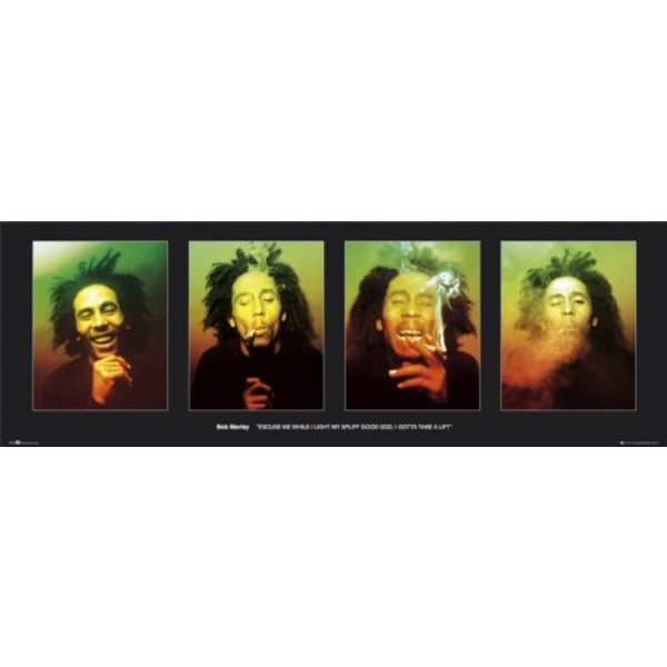 Bob Marley - Ansigter Multicolor