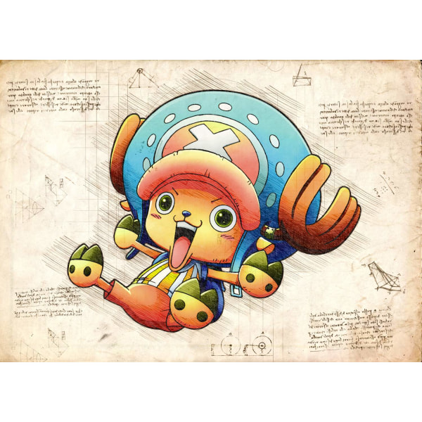 A3 Print - One Piece - Tony Tony Chopper Multicolor
