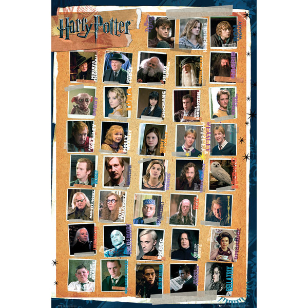 Harry Potter 7 - Karakterer Multicolor