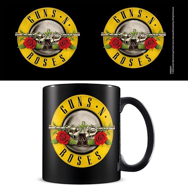 Guns N' Roses (Bullet Logo) Black - Mugg Multicolor
