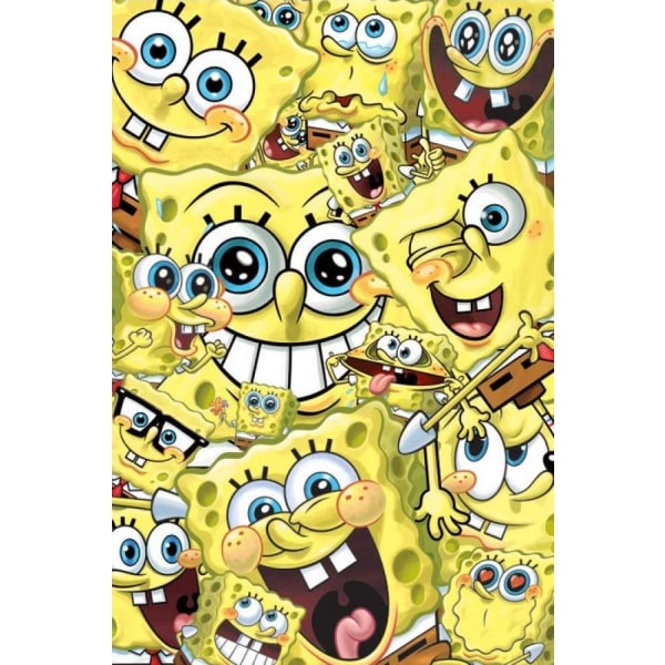 Spongebob Squarepants - Faces multifärg