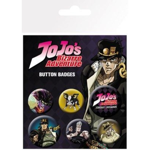 Badge Pack - JOJO'S BIZARRE EVENTYR Karakterer Multicolor