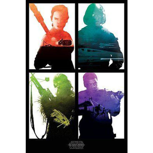 Star Wars - The Force Awakens - Panels multifärg