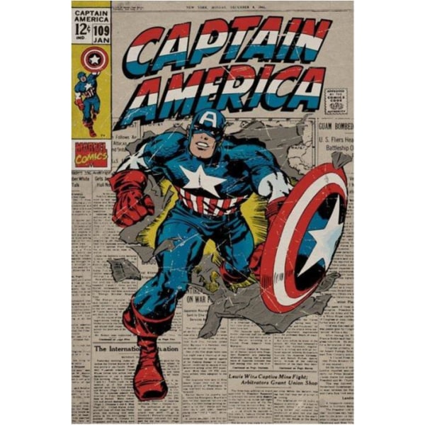 Kapteeni Amerikka - (retro) Multicolor
