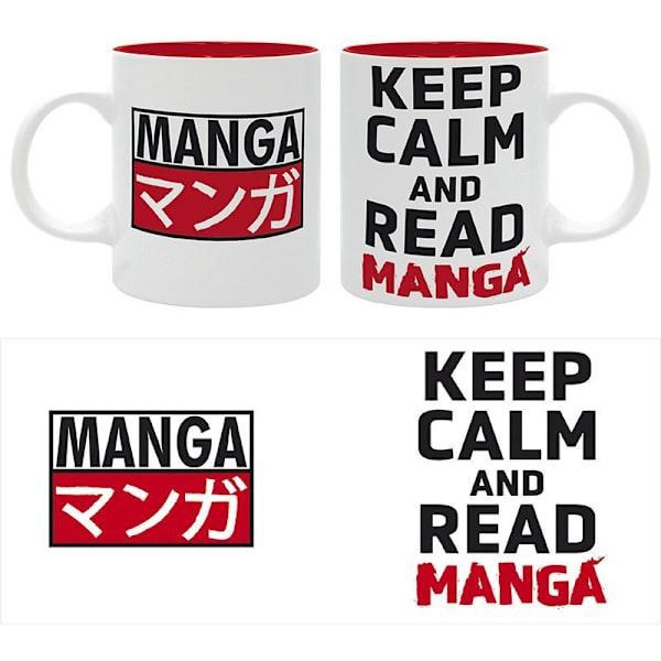 KEEP CALM AND READ MANGA Multicolor