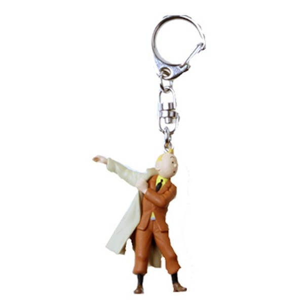 Tintin - Nyckelring i plast - Tintin i rock Multicolor