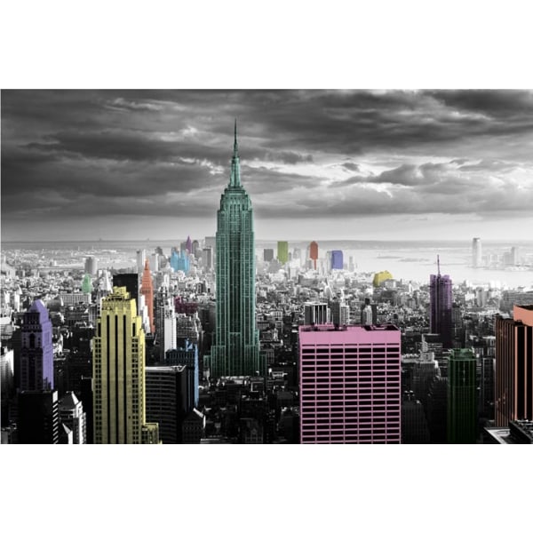 New York - Color Splash Multicolor