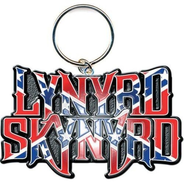 Nyckelring - Lynyrd Skynyrd - Flag Logo multifärg