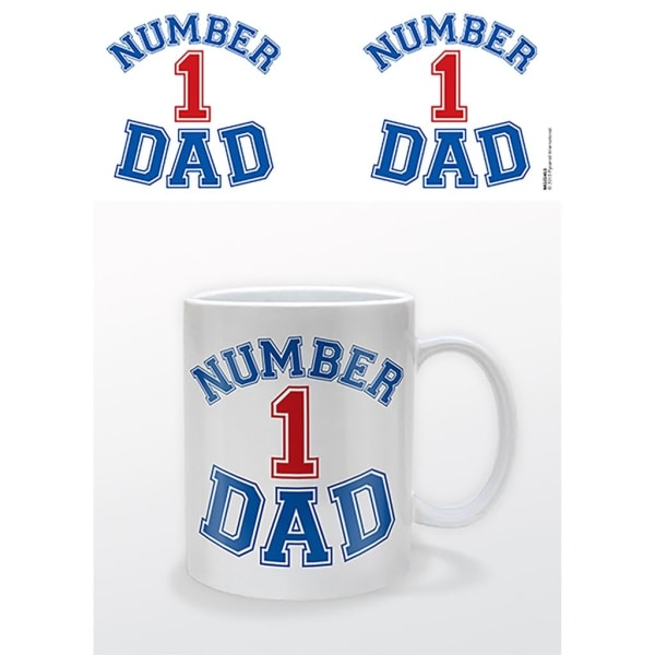 NUMBER 1 DAD - Mugg Multicolor