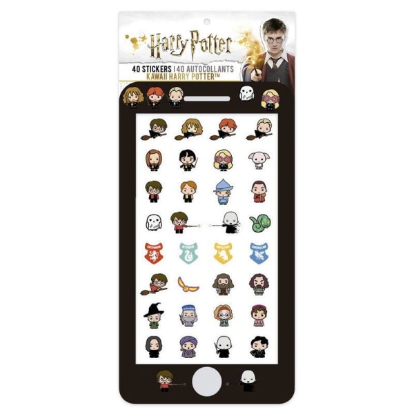 Harry Potter - 40 st. Tech stickers - Ad extra magic to your phone or notebook multifärg