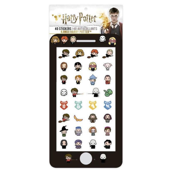 Harry Potter - 40 st. Tekniske klistermærker - Annoncer ekstra magi til din telefon Multicolor