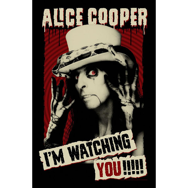 Posterflagga - Alice Cooper - I'm Watching You Multicolor