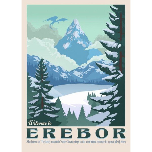 Maxi - Lord of the rings - Welcome to Erebor multifärg
