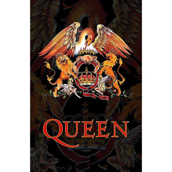 Posterflagga -Queen - Crest Multicolor