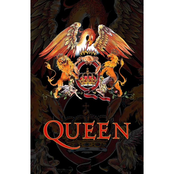 Posterflagga -Queen - Crest multifärg