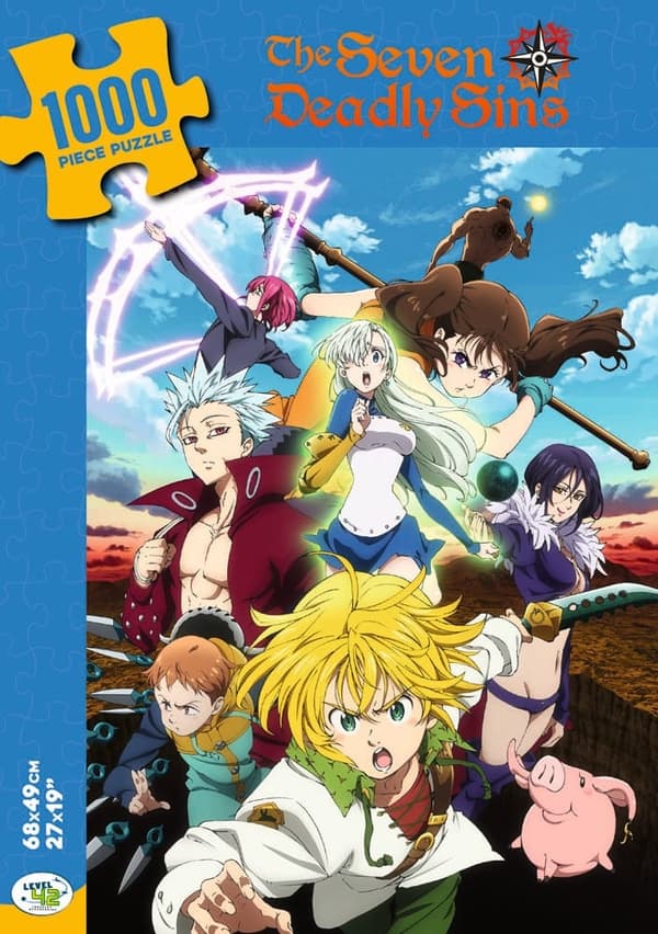 Pussel - Seven Deadly Sins Pussel – Characters (1000 bitar) multifärg