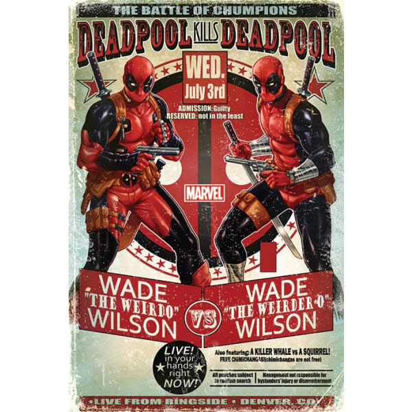 Deadpool - Wade vs Wade Multicolor