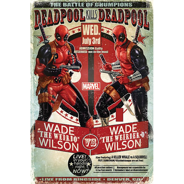 Deadpool - Wade vs Wade multifärg
