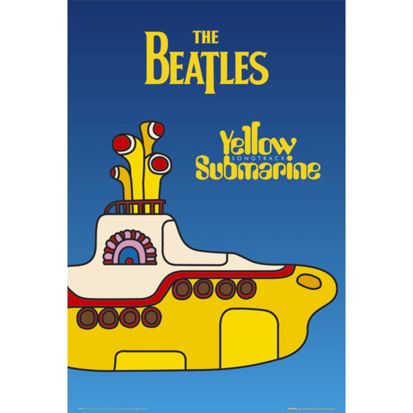 The Beatles - Keltainen sukellusveneen kansi Multicolor