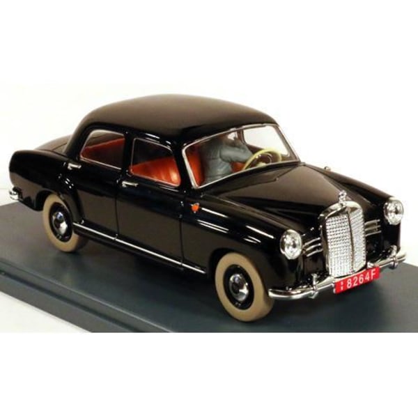 Tintin - 1:24 Modellbil #43 - Mercedes 180 multifärg