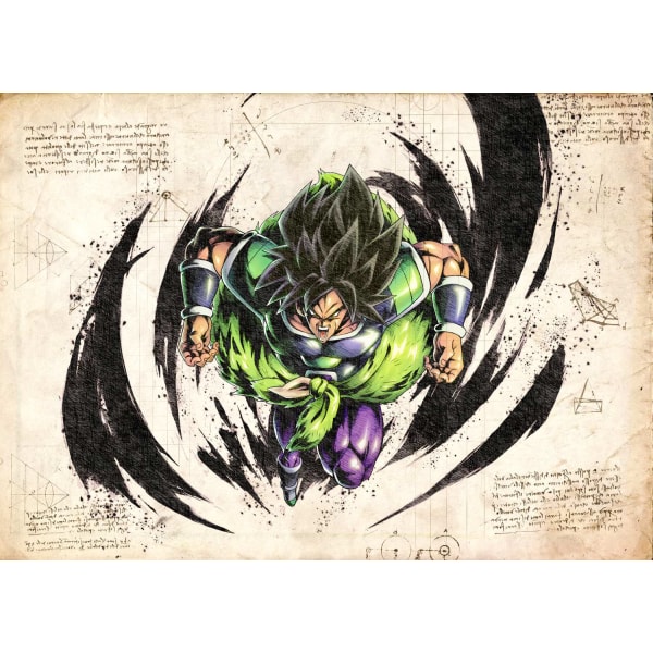 A3-print - Dragon Ball Z - DBZ 5 Multicolor