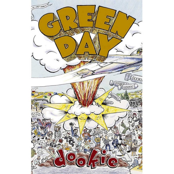 Julistelippu - Green Day - Dookie Multicolor