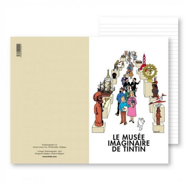 Tintin - Anteckningsbok - Imaginära museet Multicolor