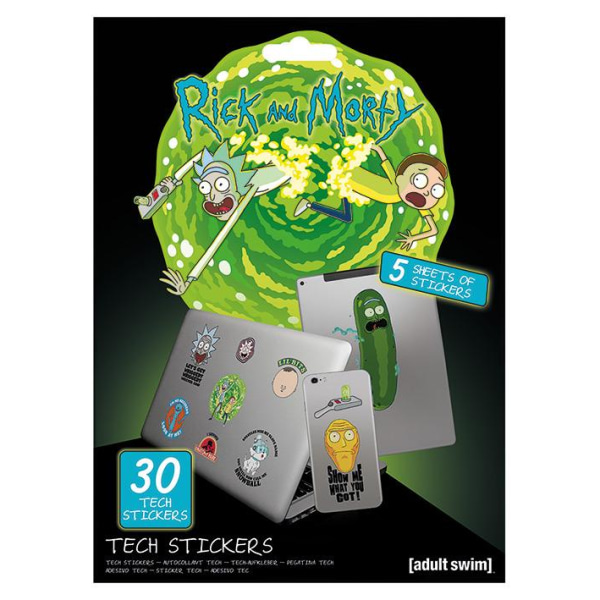 Tech-klistermærker - Rick and Morty (Adventures) Multicolor