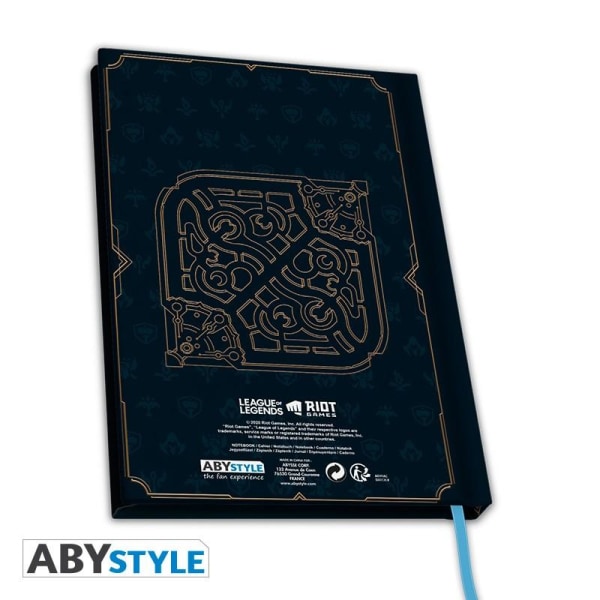 Anteckningsbok - LEAGUE OF LEGENDS - A5 Notebook "Hexteck Logo" Multicolor