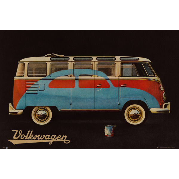 VW Camper - Maalaa mainos Multicolor