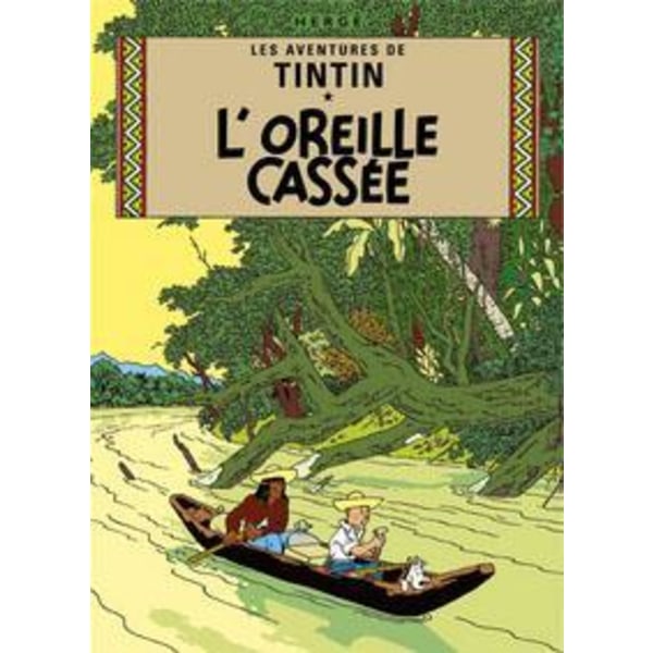 Poster - Tintin L'Oreille Cassée - Det sönderslagna örat multifärg