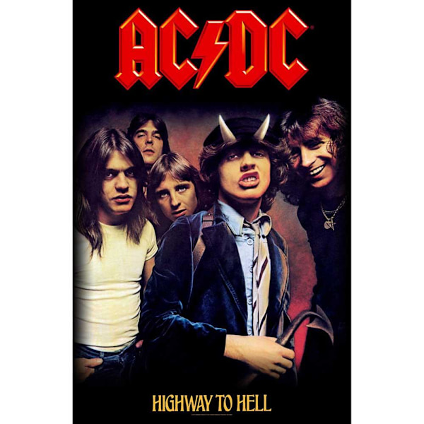 Posterflagga - AC/DC - Highway to hell Multicolor