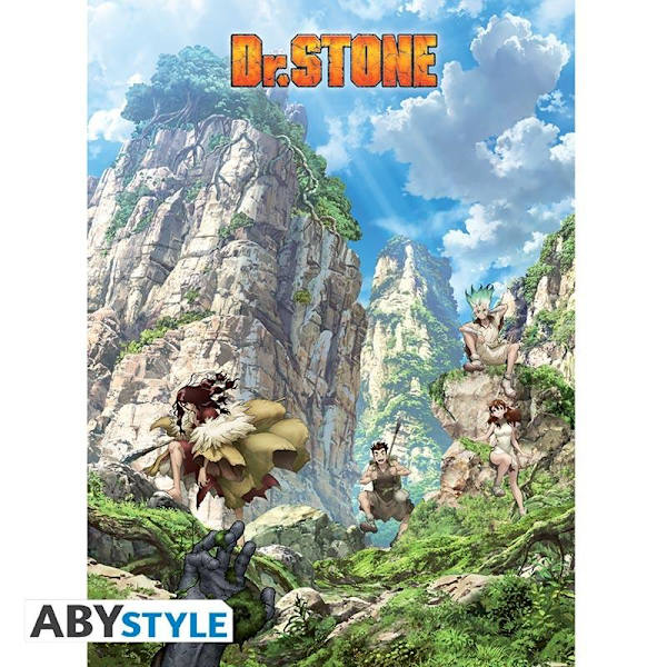 DR STONE - Poster "Stone World" multifärg