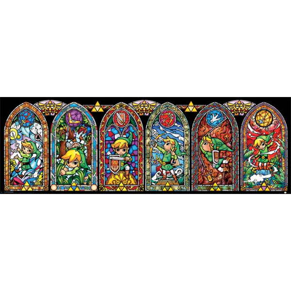 The Legend Of Zelda - Farvet glas Multicolor