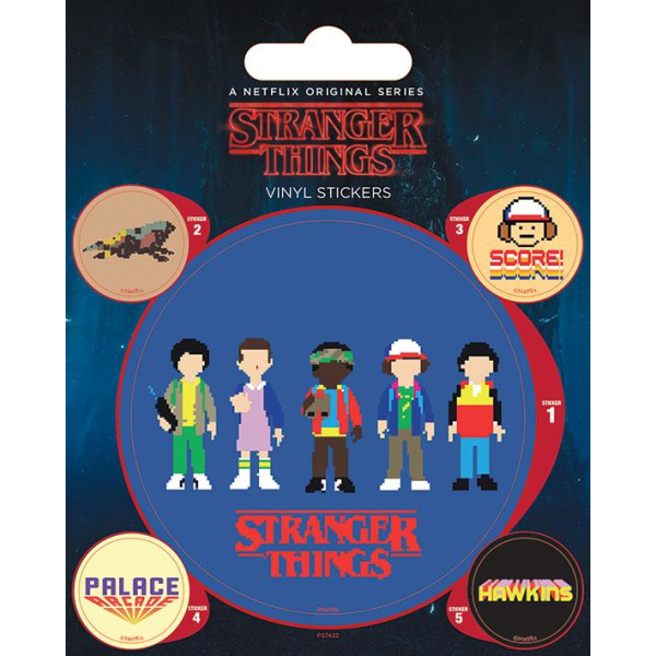 Vinyl Sticker Pack - Stickers - Stranger Things (Arcade) Multicolor
