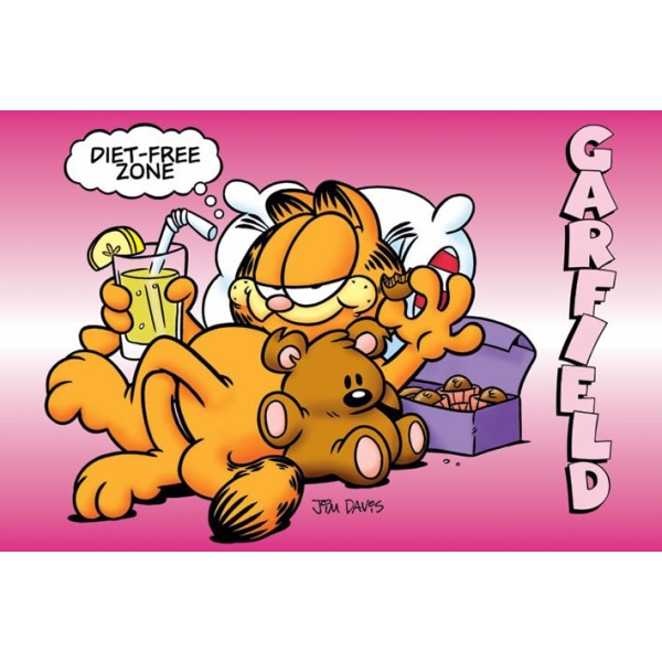 Garfield - Diet Free Zone Multicolor