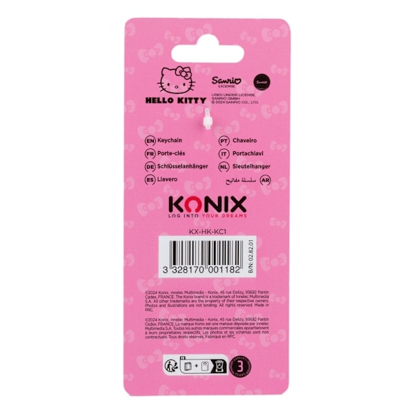 Nyckelring - Hello Kitty - Enhörning Multicolor