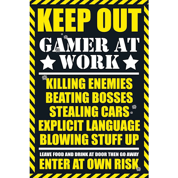 Gaming - Keep out multifärg