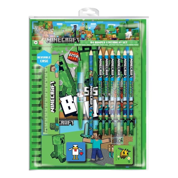 Pennset - Minecraft 12-Piece Stationery Set multifärg