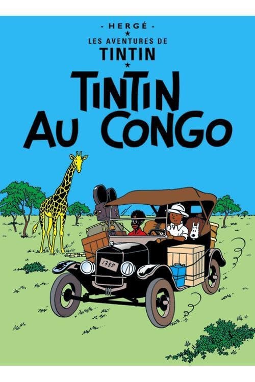 Poster - Tintin au Congo - Tintin i Kongo multifärg