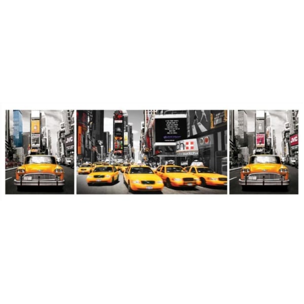 New York - Yellow cabs Multicolor