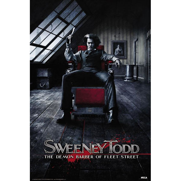 Sweeney Todd - The deamon barber of Fleet Street sitting multifärg