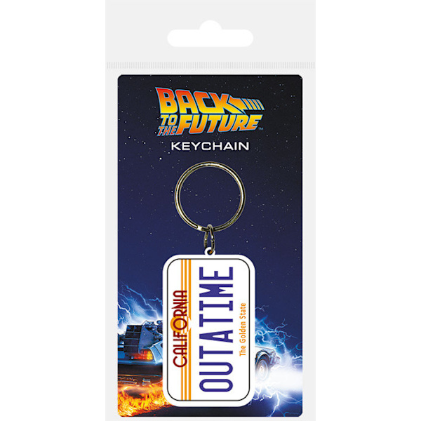 Nyckelring - Back To The Future (License Plate) Multicolor