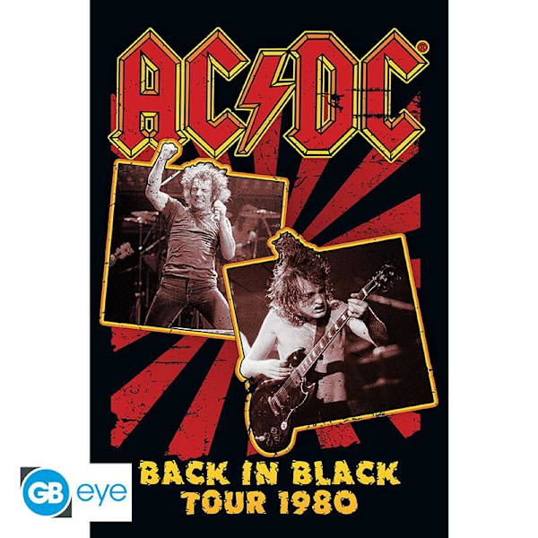 AC/DC - Back in Black 80 multifärg